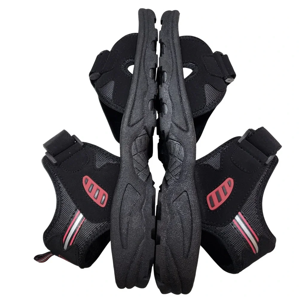 NWT Coleman Lanai Men's Black Outdoor Hook & Loop Sport Sandals Size‎ 13
